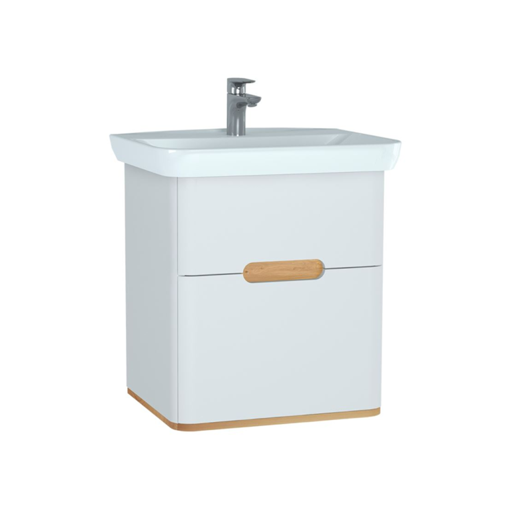 product photo image of vitra sento double drawer white unit